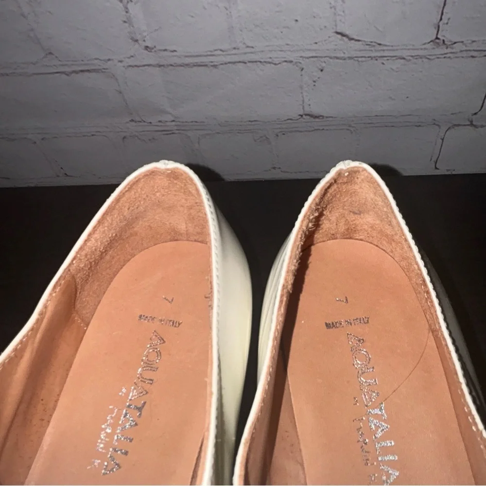 Aquatalia Patent‎ Leather Buckle Loafers women’s size 7